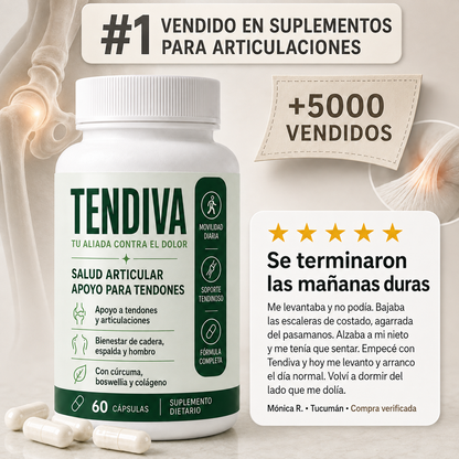 TENDIVA® — Soporte para tendones en menopausia