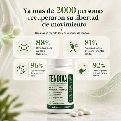 TENDIVA® — Soporte para tendones en menopausia