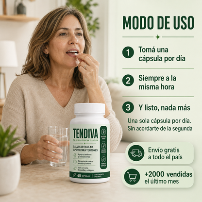TENDIVA® — Soporte para tendones en menopausia